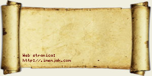 Vanja Mizdrak vizit kartica